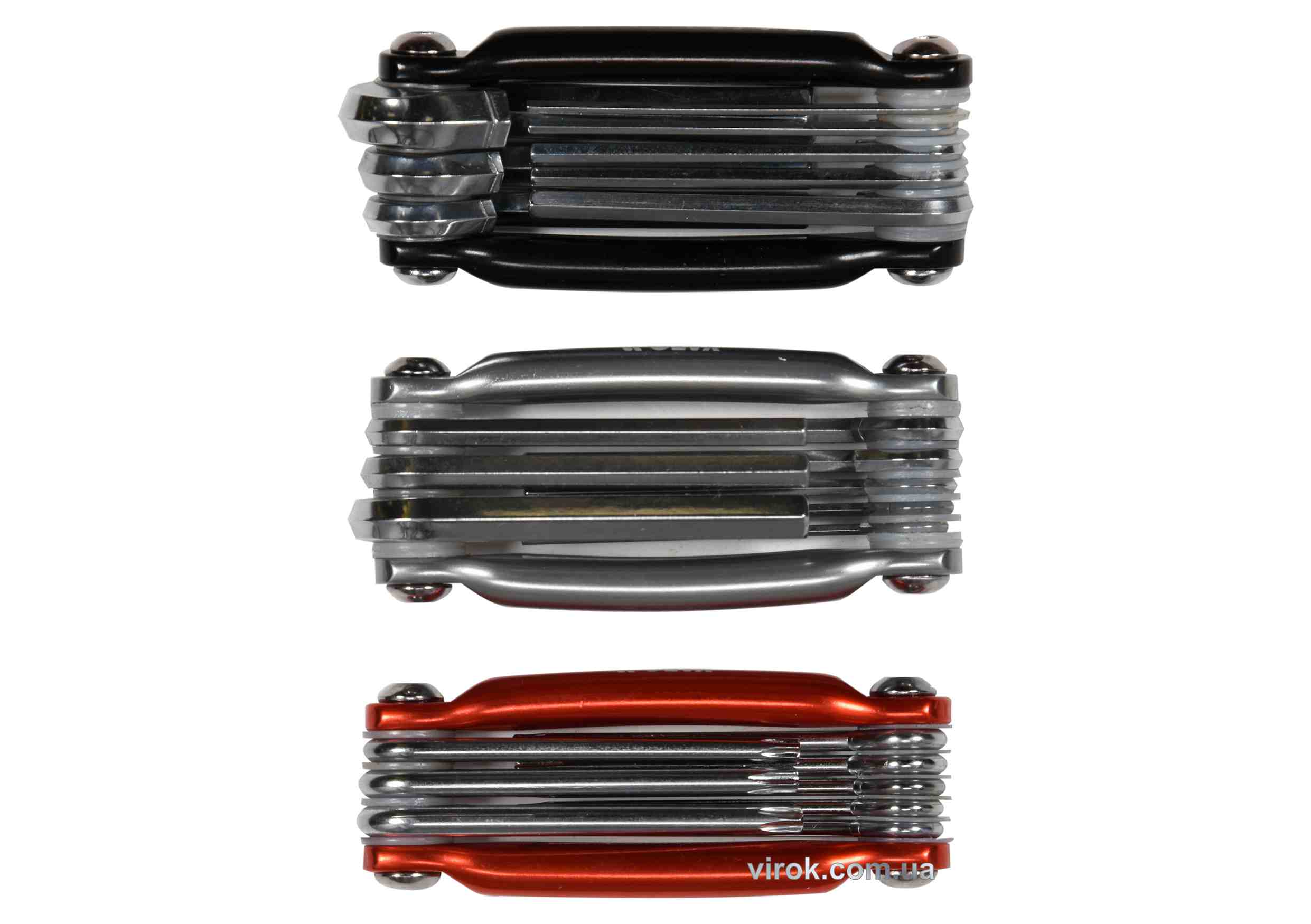 Купить Набор шестигранных ключей YATO HEX H1.5-H8 TORX T6-T25 24