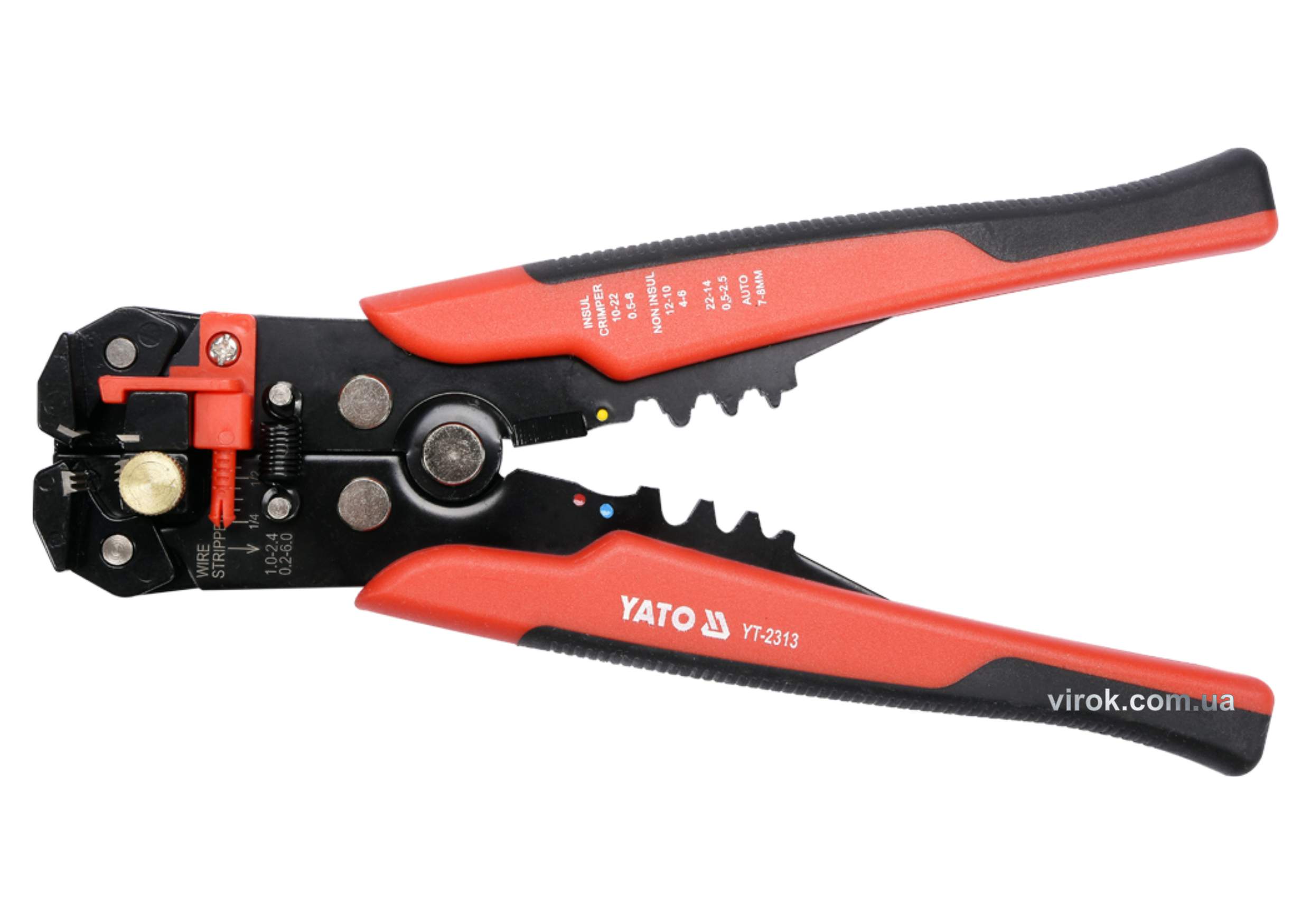 Кліщі для обтискання і зачистки проводів YATO 205 мм купити зі