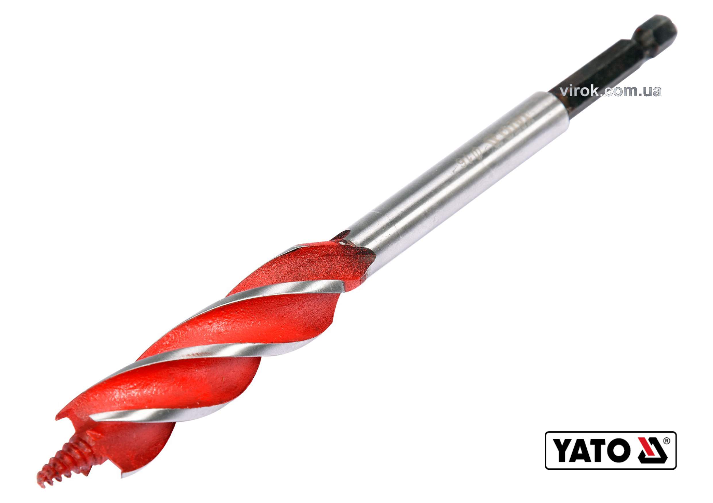 せとまる　904040 Купить Сверло по дереву YATO 16 x 165 мм HEX- 1/4