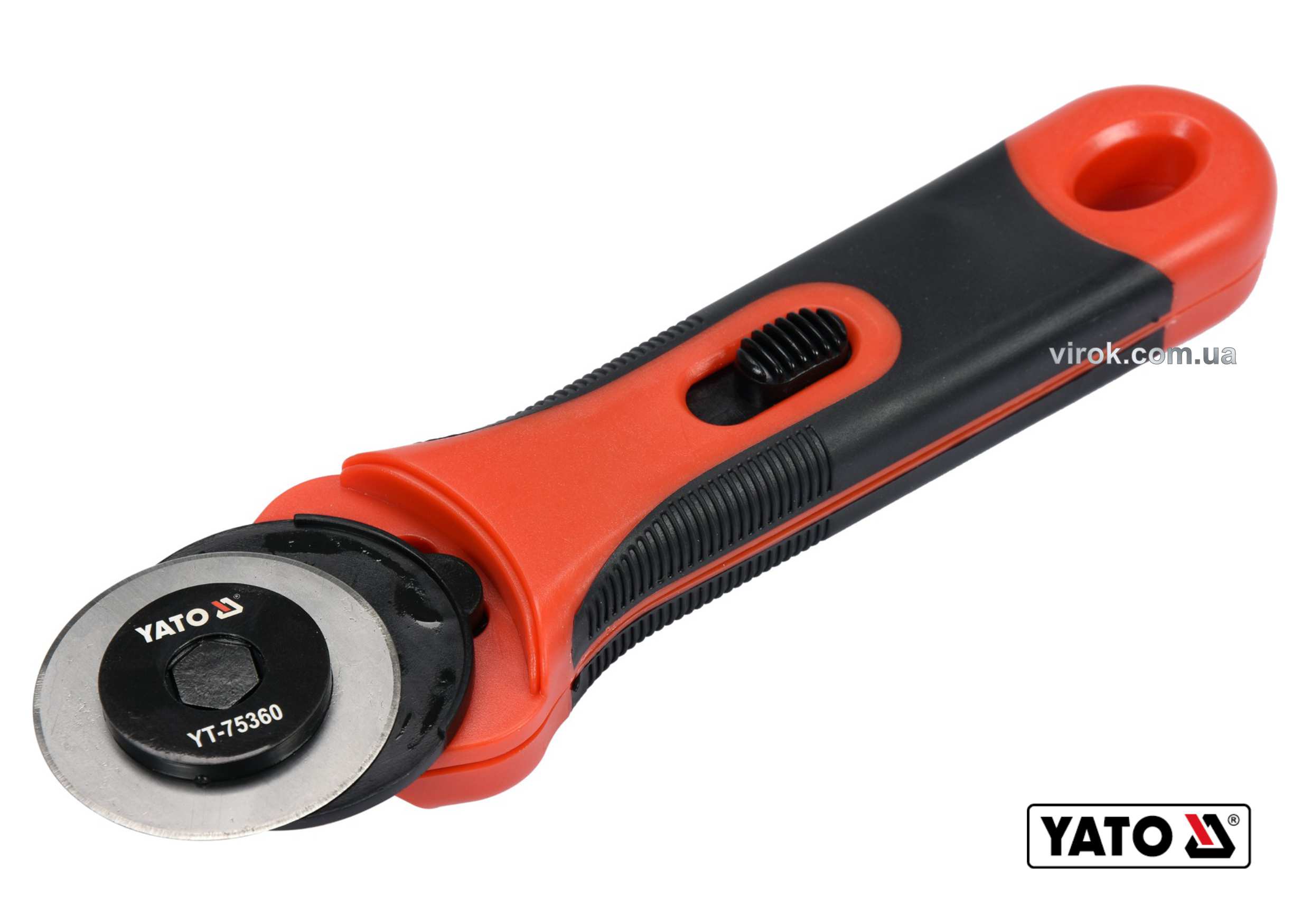 Купить Нож YATO с высувным круглым стальным лезвием 45 мм ручка