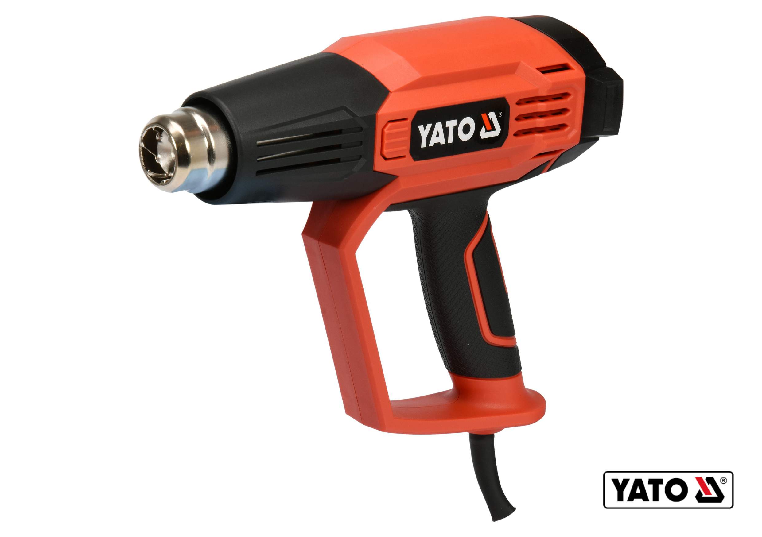 Фен технічний YATO 1.6 кВт 50-650°C 250-500л/хв 2 режими + 5