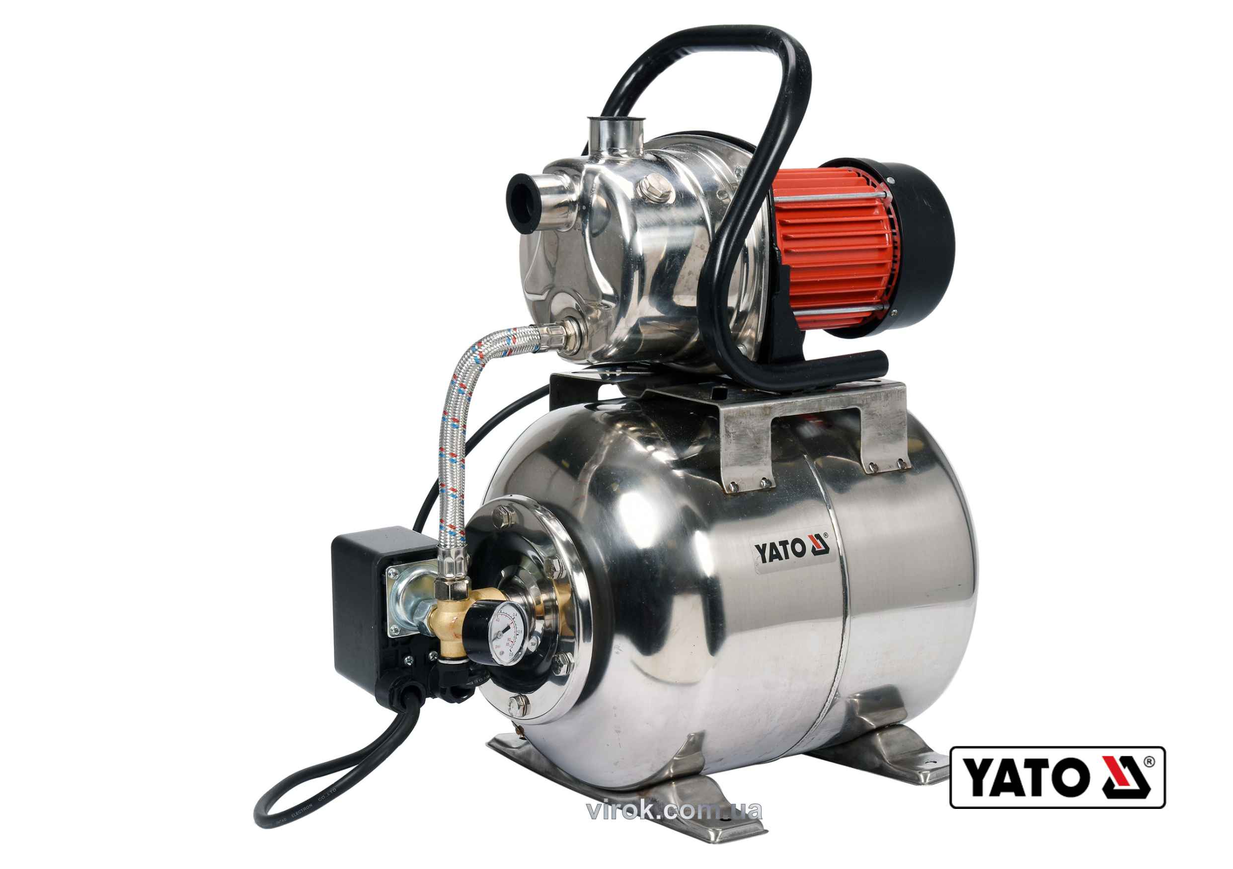 Купить Насосная станция (Гидрофор) YATO 1200 Вт 4000 л/ч Ø1
