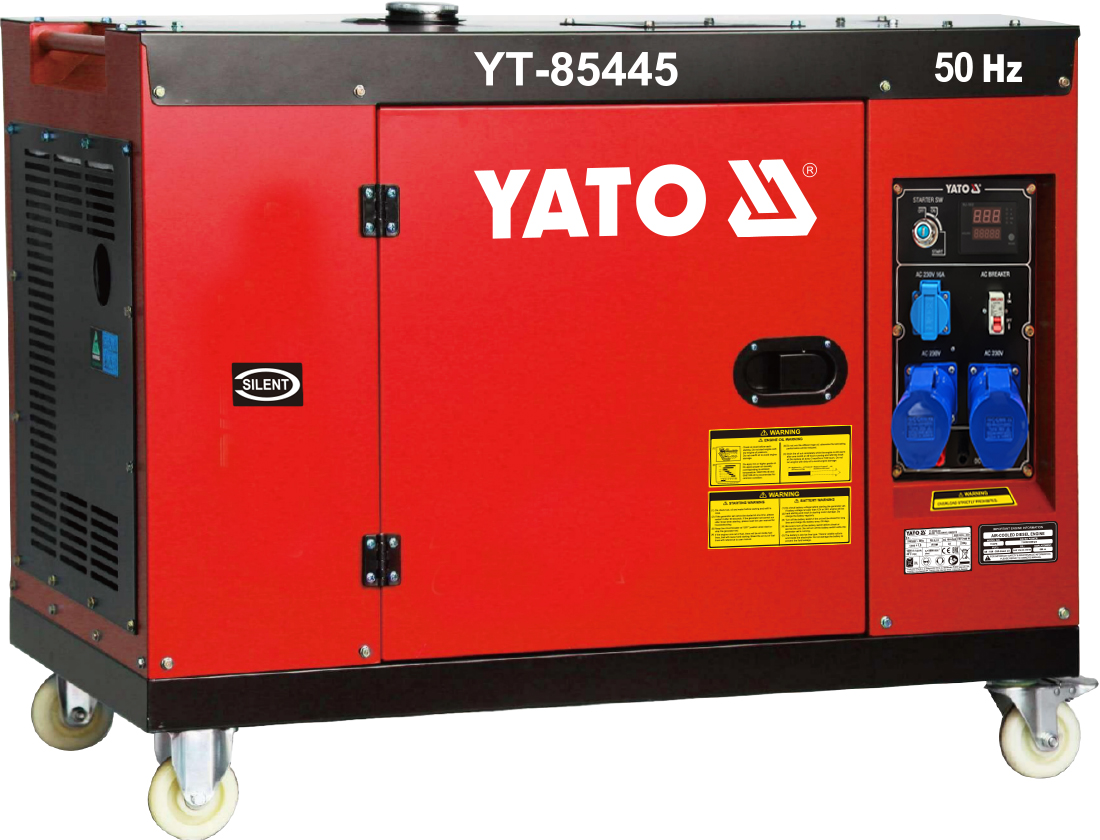 Купить Генератор струму дизельний YATO 7.5 кВт, YATO YT-85445 YT-85445